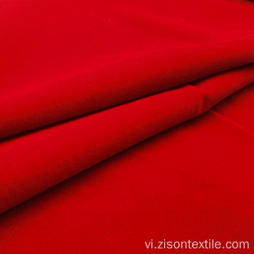 Vải dệt kim dệt kim Polyester màu nguyên chất